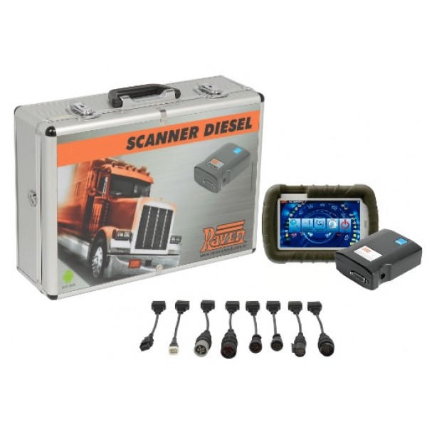 Kit Cabos + Licença Diesel Pesado Para Scanner Raven 3 - 108810